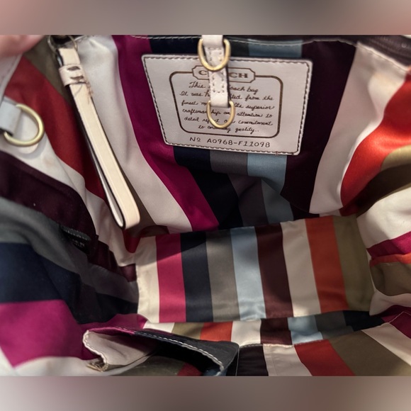 Coach Tote Brown Multi Color - Picture 2 of 11